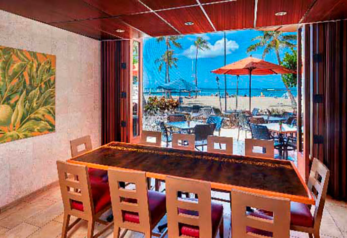 ヒルトン・ハワイアン・ビレッジ・ワイキキ・ビーチ・リゾート　レストラン1