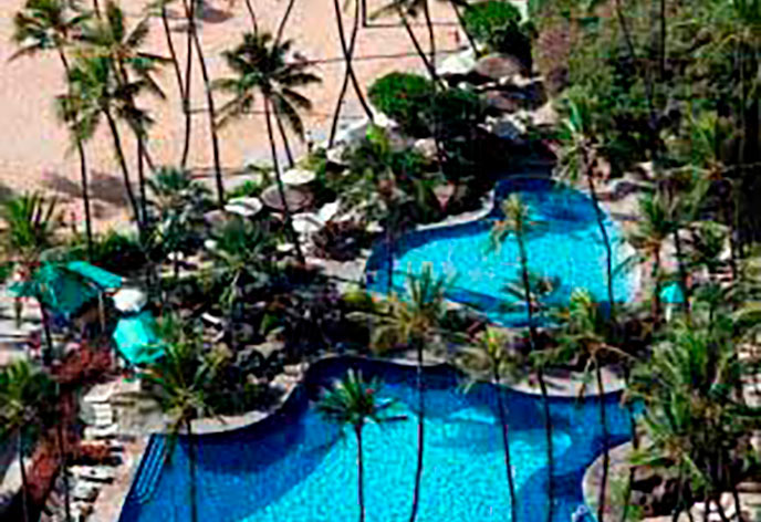 ヒルトン・ハワイアン・ビレッジ・ワイキキ・ビーチ・リゾート　プール2