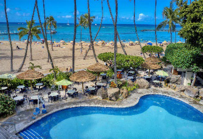 ヒルトン・ハワイアン・ビレッジ・ワイキキ・ビーチ・リゾート　プール3