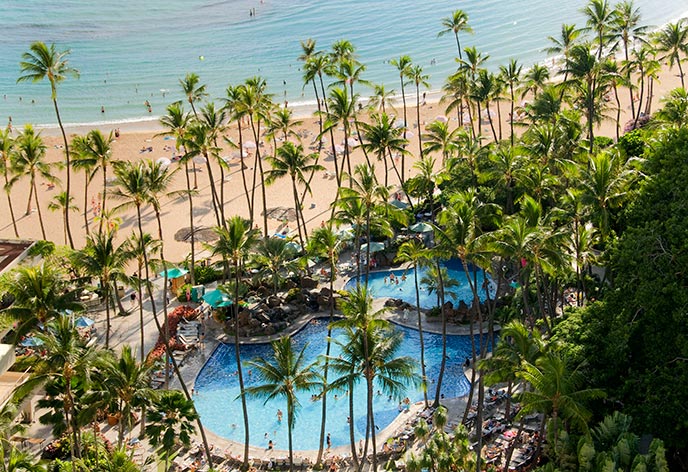 ヒルトン・ハワイアン・ビレッジ・ワイキキ・ビーチ・リゾート　プール5