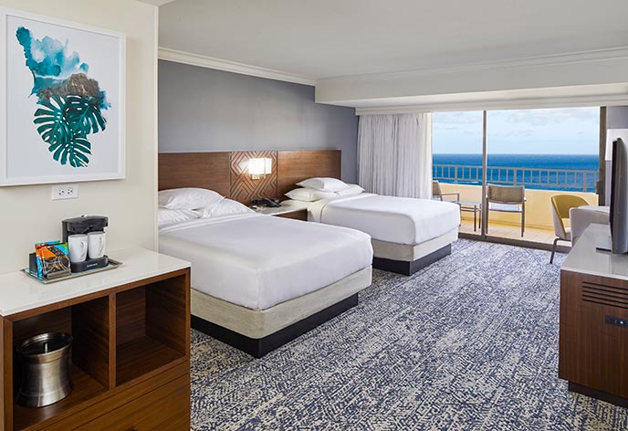 ヒルトン・ハワイアン・ビレッジ・ワイキキ・ビーチ・リゾート タパタワーオーシャンビュー