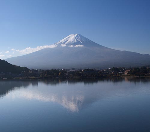 河口湖（富士山）