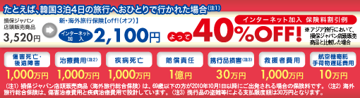 保険料割引例40%OFF!!