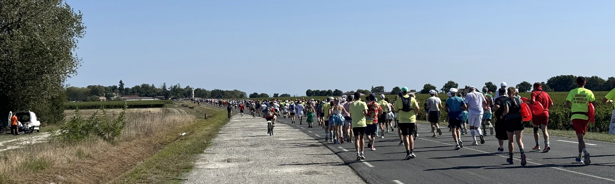 2023年メドックマラソンの様子