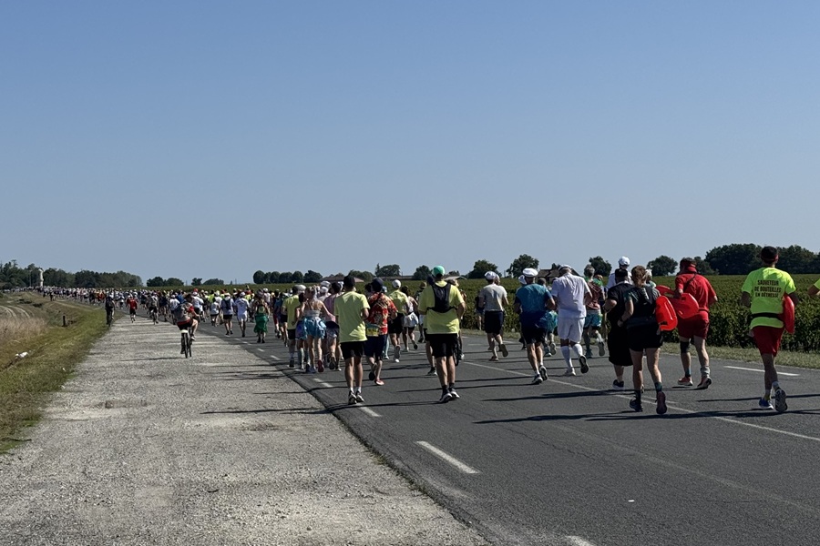 2023年メドックマラソンの様子