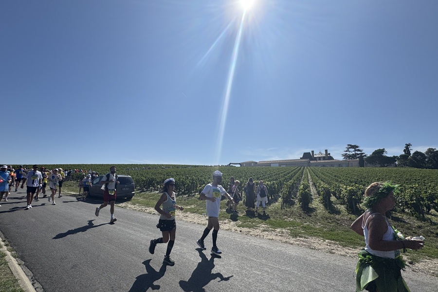 2023年メドックマラソンの様子