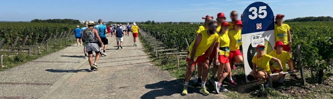 2025年メドックマラソンの様子