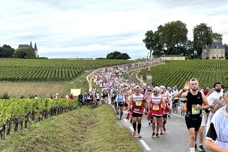 2025年メドックマラソンの様子